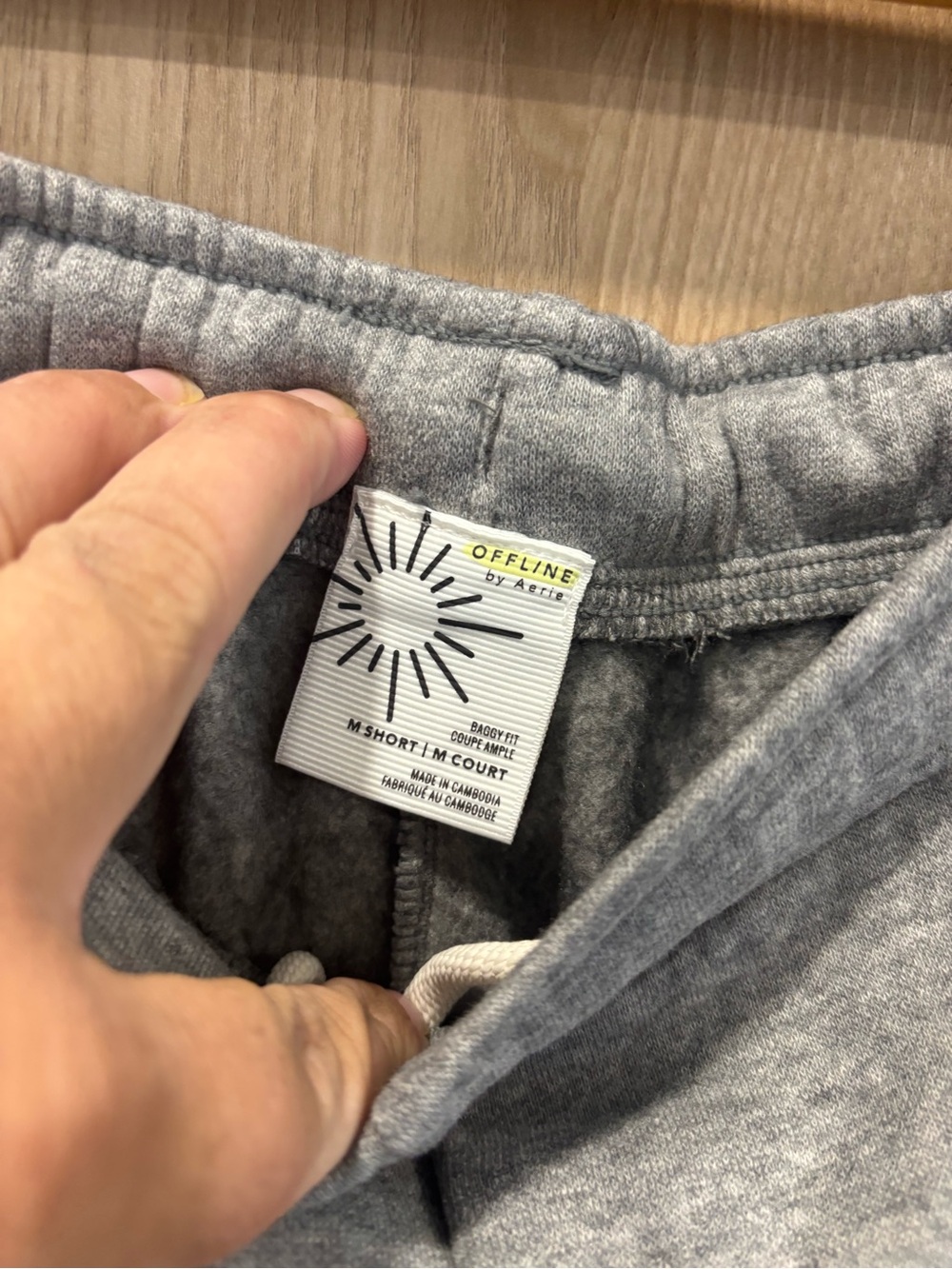 NWT Aerie Cloud Fleece Baggy Jogger M Loungewear Active Athleisure Sweatpant - Picture 4 of 7